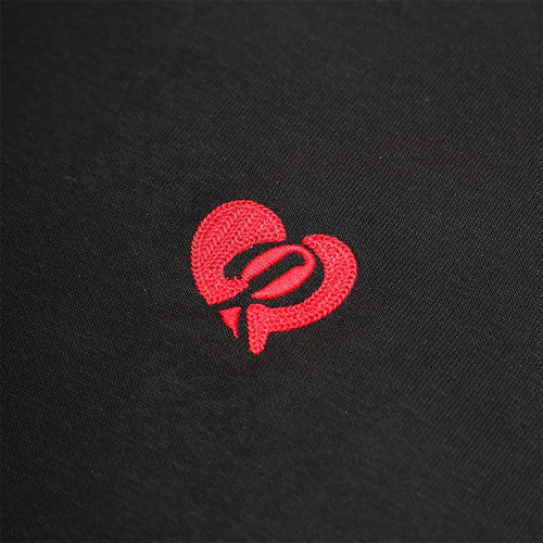 【烈儿超值年货节】Artsdon/阿仕顿简约红色爱心圆领套头长袖卫衣 - 图1