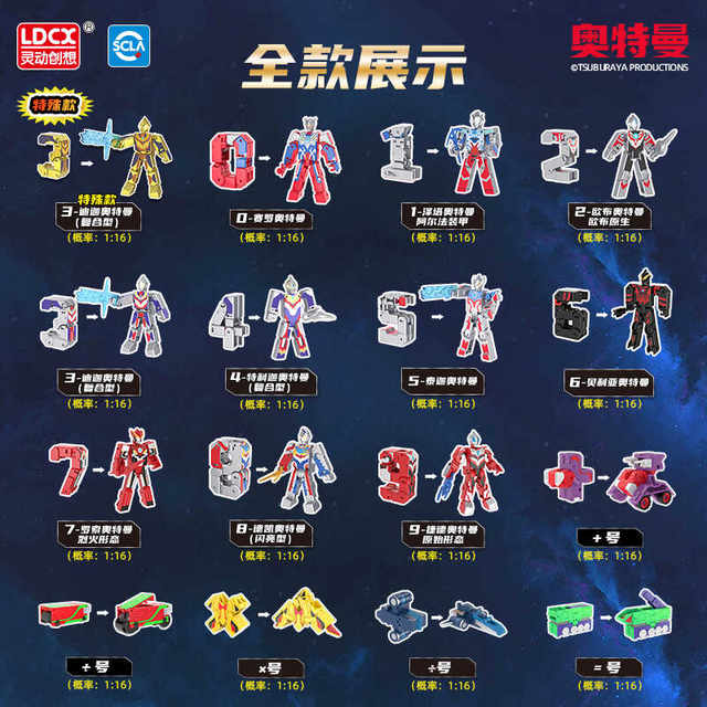 Smart Genuine Ultraman Digital Transformation Robot