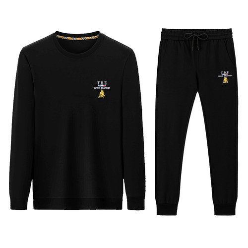 正品2026新款春秋季运动服套装男士新款高端休闲卫衣潮流两件套 - 图3