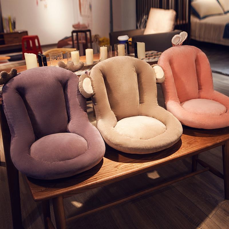 Futon floor seat cushion and backrest integrated living room butt cushion