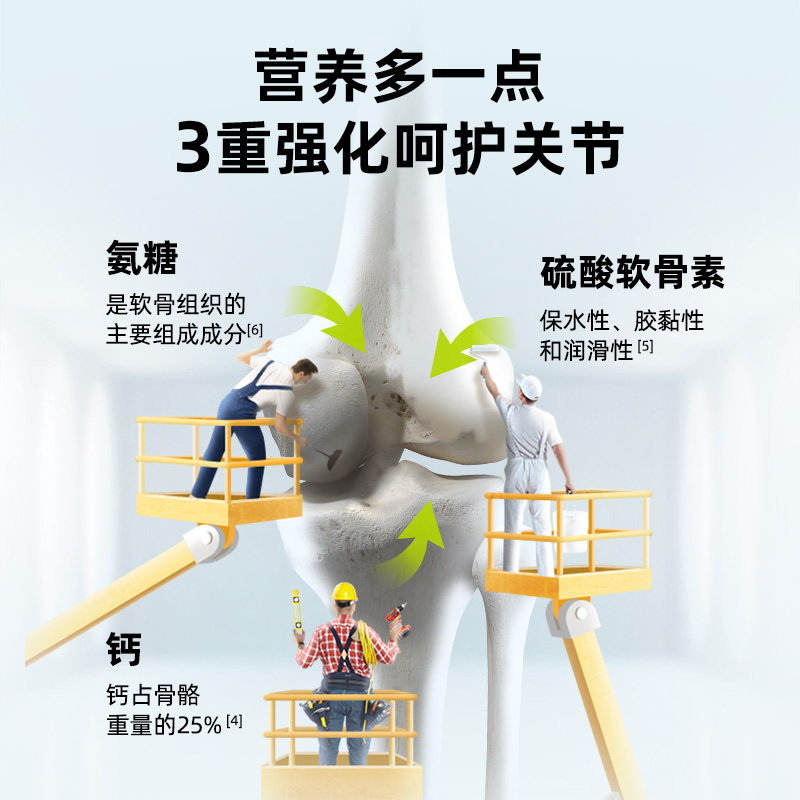 禾博士软骨素成人中老年人葡萄糖 沁海保健食品氨糖软骨素/骨胶原