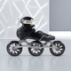 Professionelle Speed-Stapel-Rollschuhe für Männer und Frauen, die große Dreiräder-Carbon-Geschwindigkeitsrollschuhe für Jugendriemenscheiben 3*110 mm rennen. 3*110 mm
