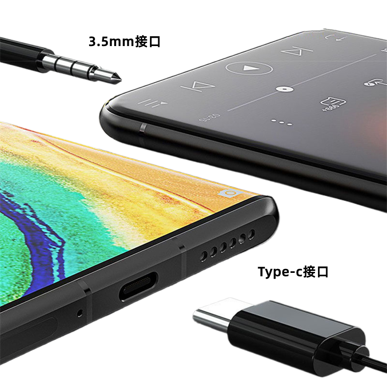 博力神有线耳机骨传导夹耳式不入耳typec高音质3.5mm圆孔数字音频,淘宝优惠券,粉丝福利购,淘宝优惠卷