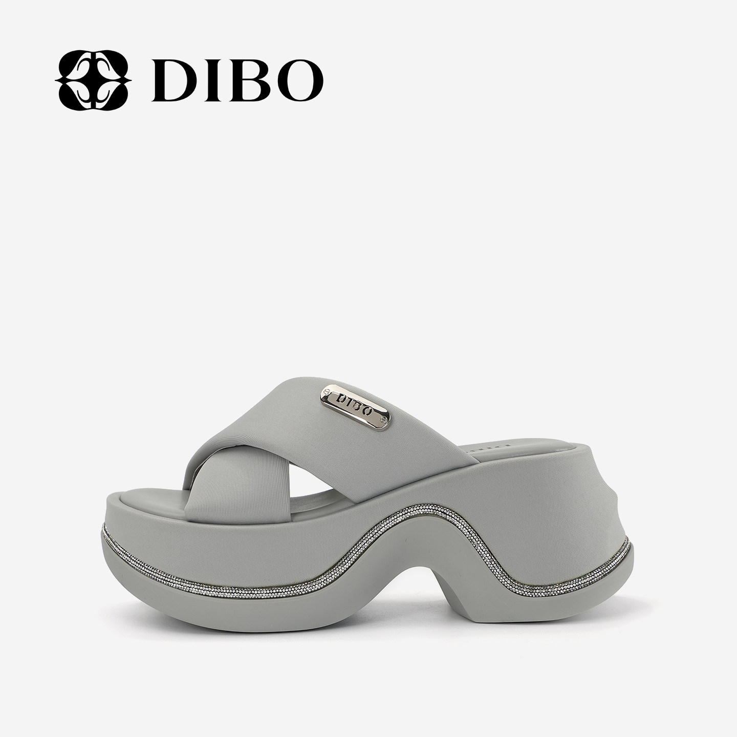 DIBO碲铂商品同款2025夏季新款法式气质厚底高跟拖鞋女可搭裙子,淘宝优惠券,粉丝福利购,淘宝优惠卷