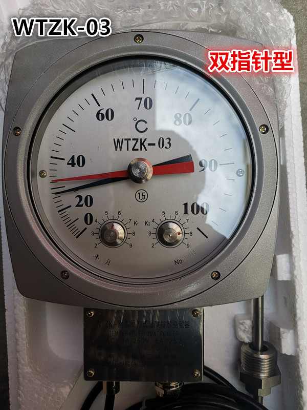 WTZK-02/03型变压器油温专用温度计 国标1.5级压力式 - 图1