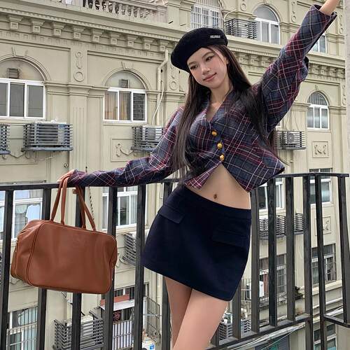 2142视频教程丹丹纸样服装1：1裁剪图纸打版DIY上衣西装外套纸样 - 图1