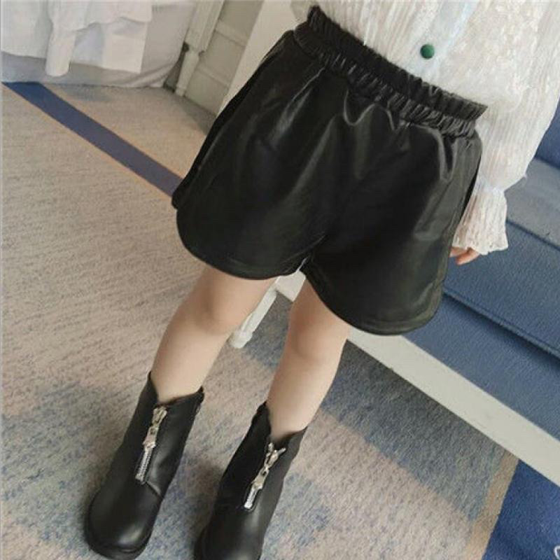 女童秋冬皮裤短裤仿皮pu小中大童百搭靴裤打底春秋加绒百运动儿童,淘宝优惠券,粉丝福利购,淘宝优惠卷