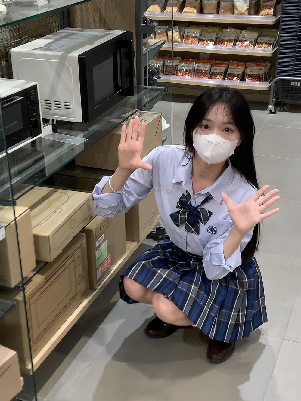 夏日和风铃 禾玲中 JK制服日系学院风基础款衬衫长袖内搭上衣秋