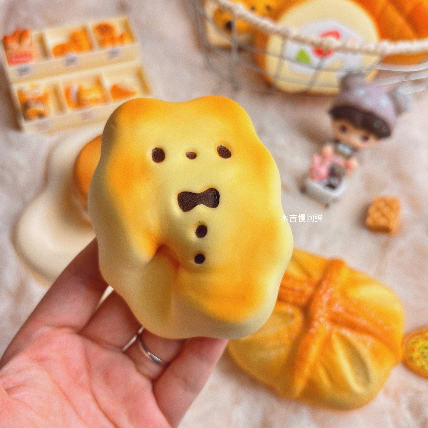 木吉慢回弹兔子饼干捏捏乐解压玩具仿真饼干可爱卡通兔子发泄玩具,淘宝优惠券,粉丝福利购,淘宝优惠卷