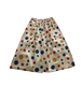 Long skirt A-line skirt sweet rainbow polka dot skirt