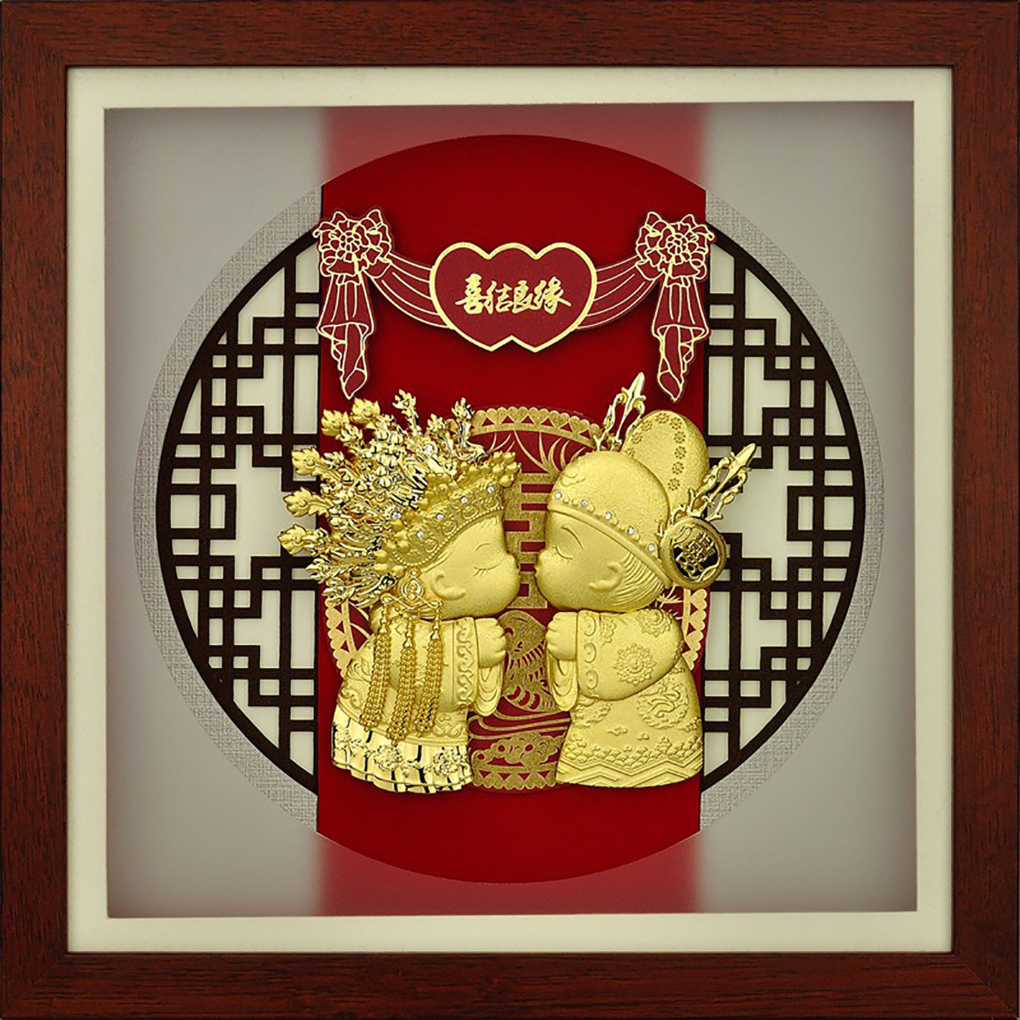 足金天鹅结婚礼物送新人新娘闺蜜朋友新婚高级创意轻奢的高档摆件
