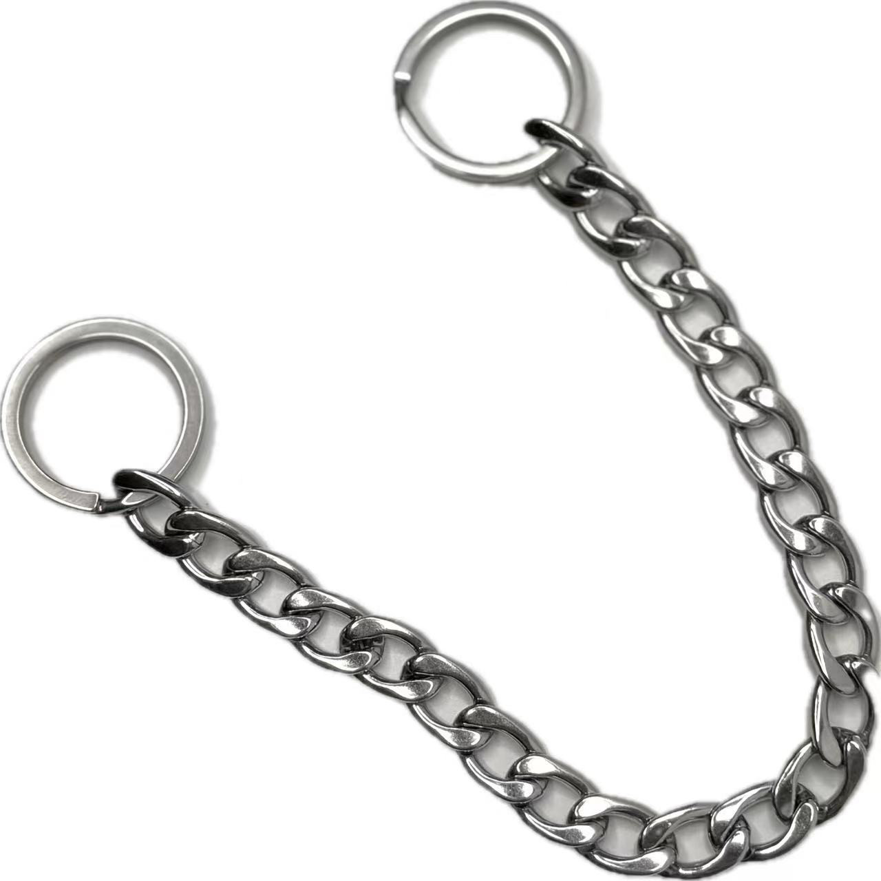 双头圈304不锈钢链条diy金属链子钥匙链保险防丢男女随身钥匙套圈,淘宝优惠券,粉丝福利购,淘宝优惠卷