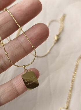 镶嵌项链OGLoc贝壳钛钢