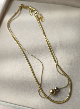 双层项链OGLoc钛钢福利