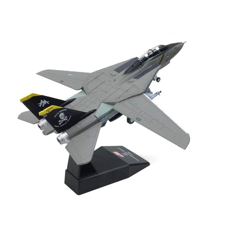 新款1/100精细版F14雄猫战斗机 仿真合金飞机模型成品Nsmodel包邮 - 图2