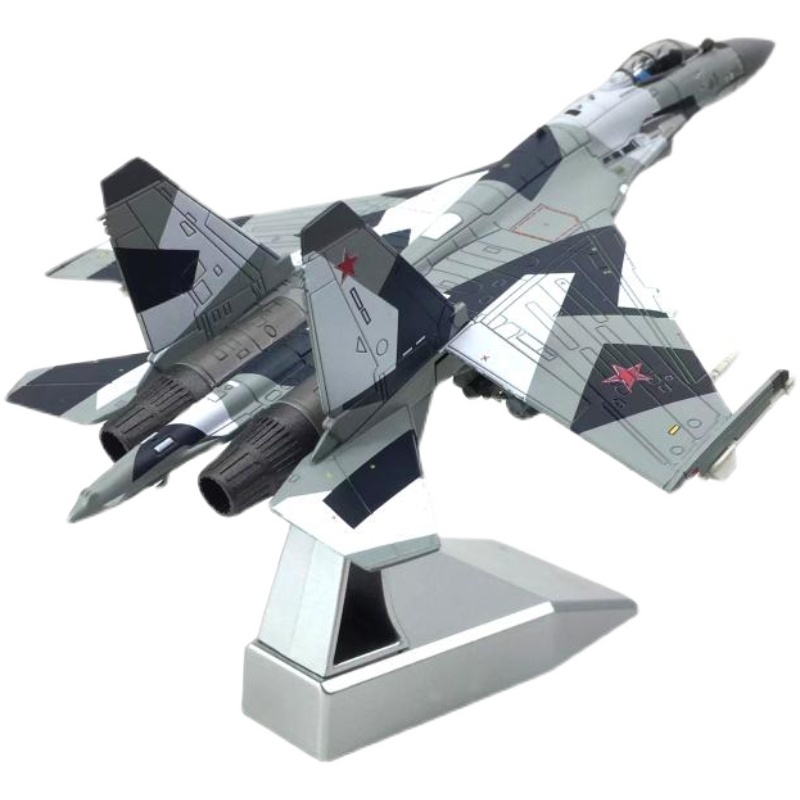 特价1:100俄罗斯苏SU-35超级侧位战斗机仿真合金军事模型成品包邮