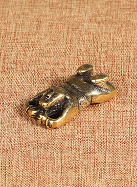 铜小人挂件黄铜人偶铜挂饰钥匙扣