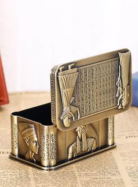 新款高档珠宝盒欧式金属小便捷戒