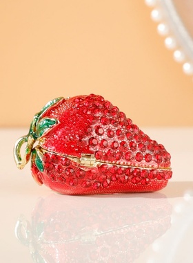 浪漫收纳盒便携精致小红书同款红