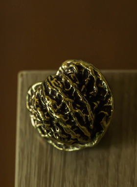 复古纯铜实心大号核桃手把件把玩