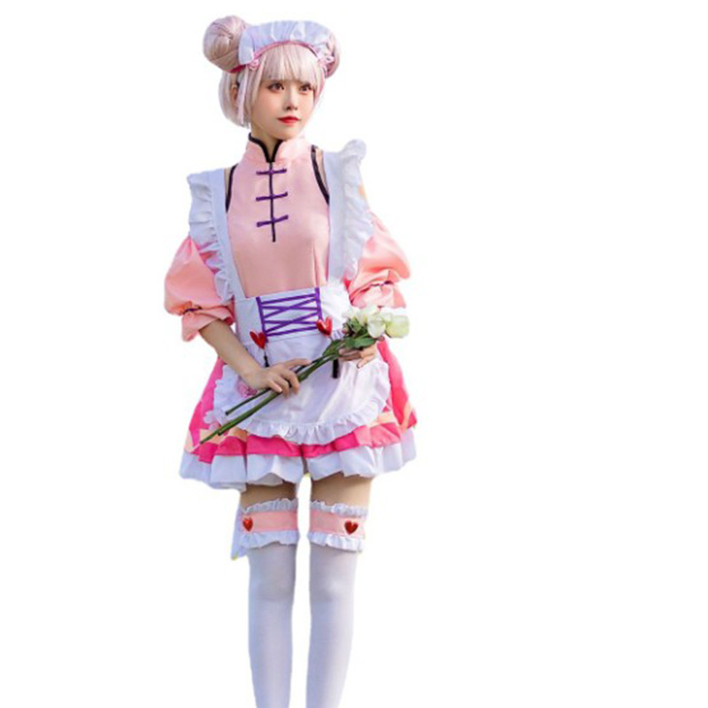 荣耀日系和服cosplay小乔女仆装动漫服装萝莉lolita洋装舞台 - 图3