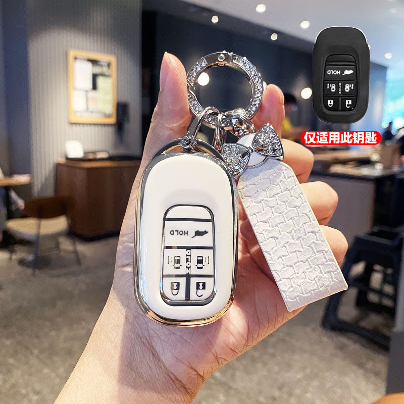 适用2024款本田奥德赛钥匙套女23款艾力绅e:HEV遥控包5键保护壳扣 - 图3