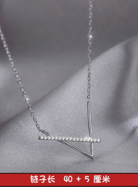 几何项链轻奢小众高级女ins仙气