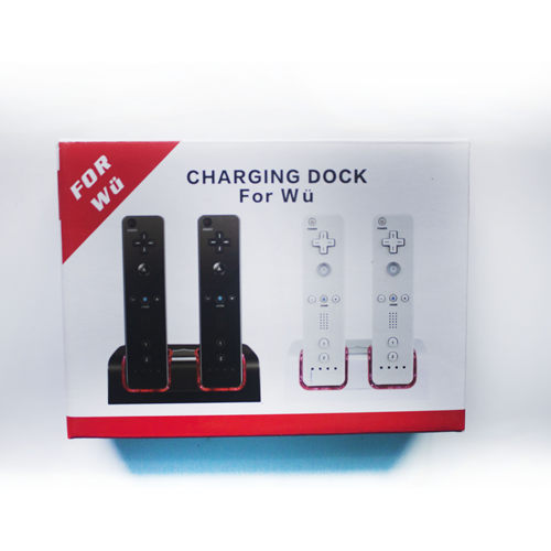 WII专用双充电电池组手柄座充 WII手柄配件送2块2600MAH 电池 - 图0
