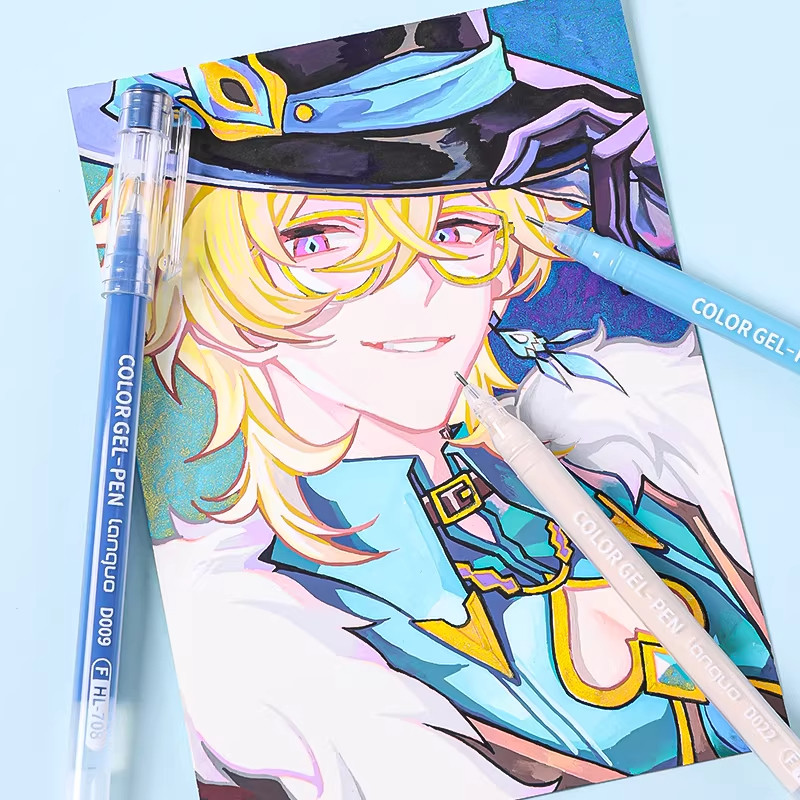 蓝果手账笔绘画大师套装168色全套莫兰迪色大容量中性笔学生专用多色做笔记标记笔收纳包丙烯画画手绘手帐笔,淘宝优惠券,粉丝福利购,淘宝优惠卷