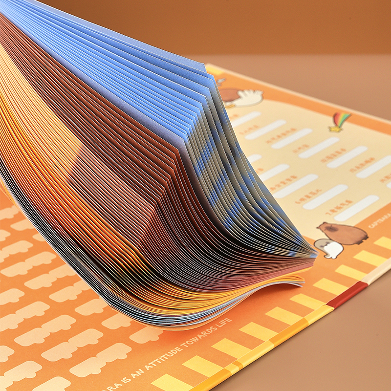 卡皮巴拉同学录小学生六年级可爱卡通高颜值毕业纪念册2024新款小众简约女生初中高中活页本留言创意册通讯录 - 图2