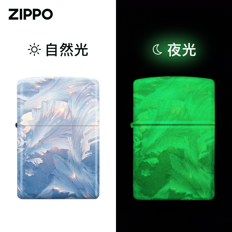 打火机zippo正版 暗夜妖姬六面彩印送礼zoop原装正品煤油芝宝男zp - 图0