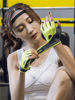 Women's fitness, iron and cycling half finger gloves