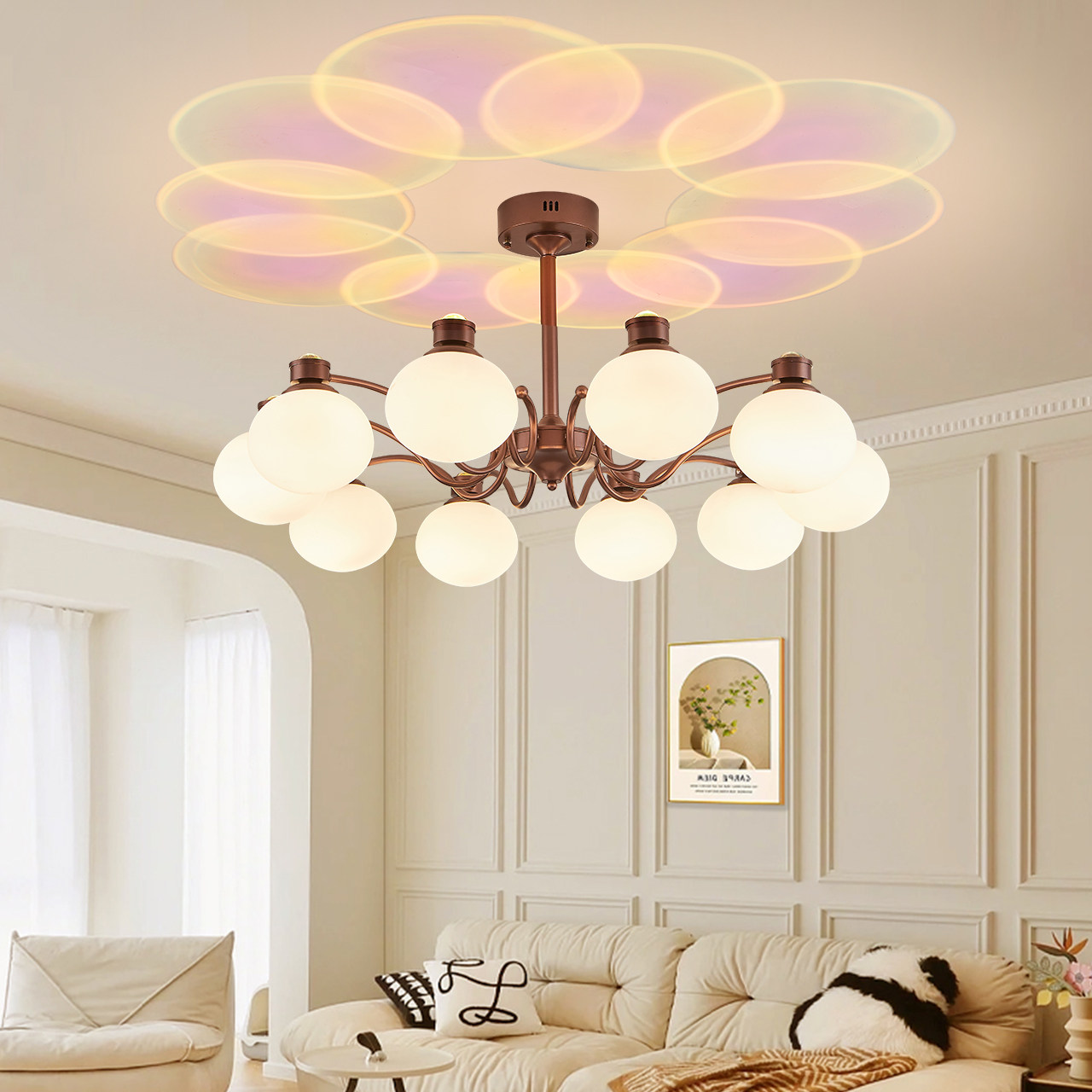 雷士照明2026年新款客厅吊灯宋氏美学复古大厅中古风大气餐厅卧室,淘宝优惠券,粉丝福利购,淘宝优惠卷