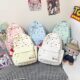 Junior high school girls, high school students, Korean style and good looks with schoolbags
