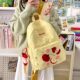 Japanese ins style cute apple casual backpack