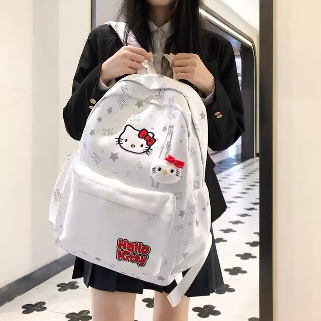 KT cat cute and lightweight schoolbag for female students