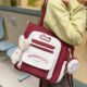 Japanese ins cute college style shoulder tote bag for female students attending class portable tutoring bag large capacity crossbody bag