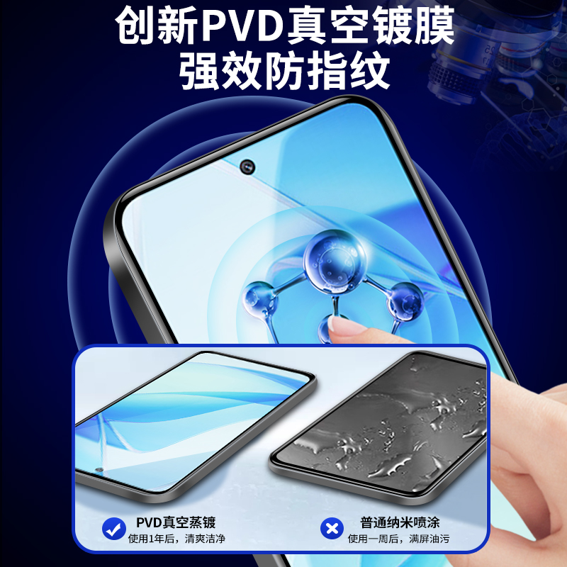 适用红米12钢化膜小米redmi12手机膜125g全屏覆盖防窥保护高清蓝光全包无白边玻璃防摔防爆防指纹水凝贴膜 - 图1