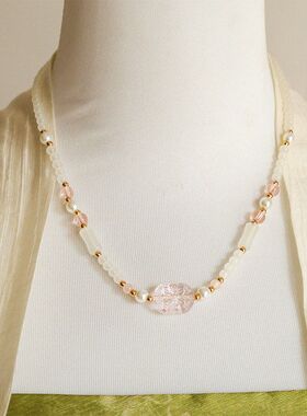 国风新款热卖唐风短款璎珞春夏古风锁骨链百搭汉服古装服饰配饰