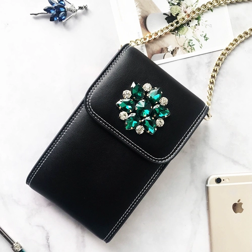 Сумка через плечо, кожаная небольшая дизайнерская маленькая сумка на одно плечо, цепь