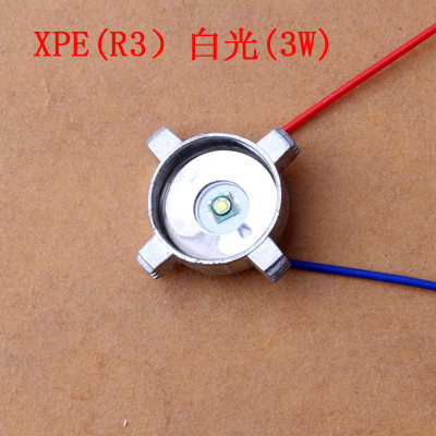 强光手电筒变焦调焦R5 3W XPE Q5灯泡灯珠 灯芯5WLed灯座配件 - 图3