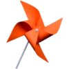 Colorful cardboard handmade windmill material package promotion and free shipping