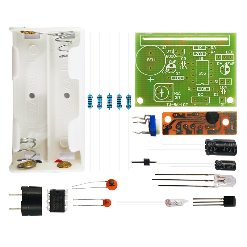 触摸振动报警器套件电工电子制作DIY教学实训电路板焊接练习组装