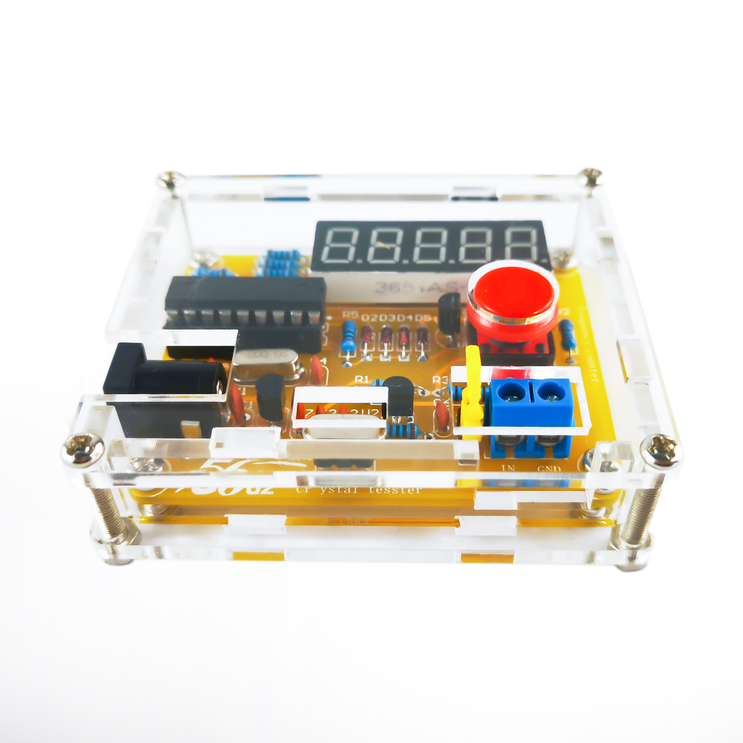 1Hz-50MHz频率计套件晶振测量数字高精度电路DIY电子制作焊接设计 - 图2