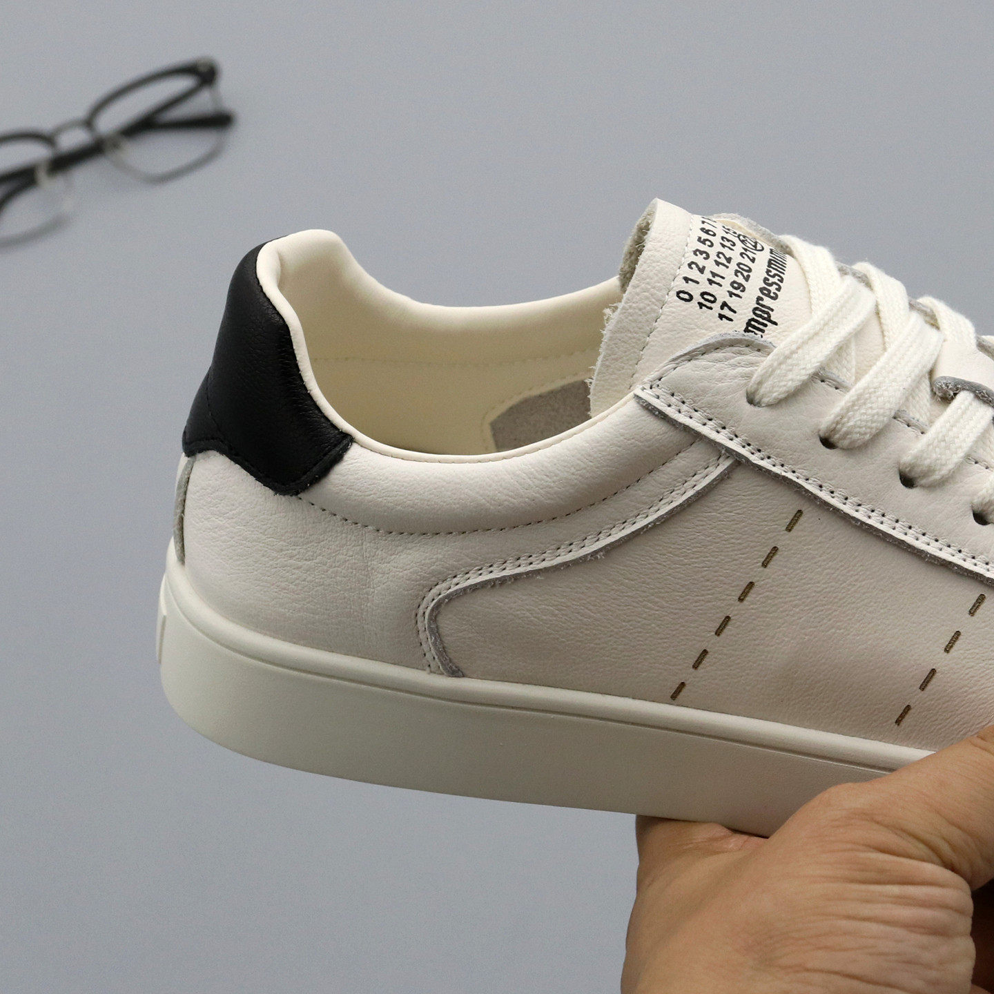 头层牛皮小白鞋女板鞋2026年春季圆头真皮系带平底休闲鞋女单鞋子,淘宝优惠券,粉丝福利购,淘宝优惠卷