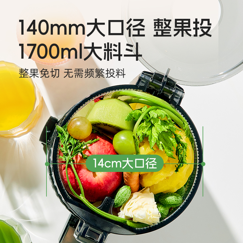 【旗舰新款】hurom惠人原汁机榨汁机料理机汁渣分离家用进口H70FT