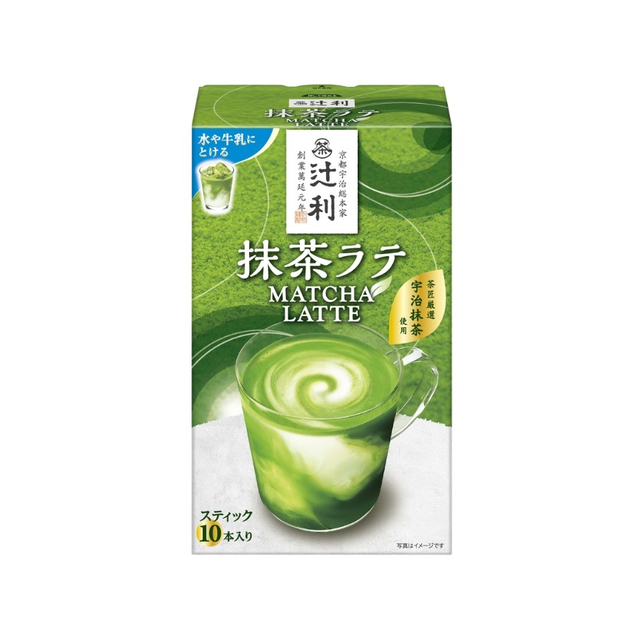 【现货】林檎日本京都宇治辻利京抹茶粉牛奶拿铁10条情人节礼物