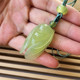 Natural Xiuyan jade pendant, blockbuster jade cicada pendant, authentic male and female Xiuyan jade 180 material cicada jade pendant