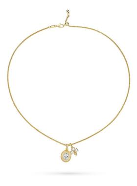 TWINSLULU鸢尾花圆形项链