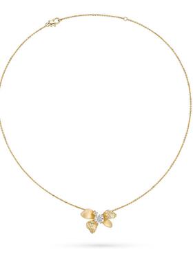 TWINS LULU精致甜美风蝴蝶金色项链TSJ11029